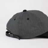 6 PANEL CAP / COMMIX / BLACK & BLACK