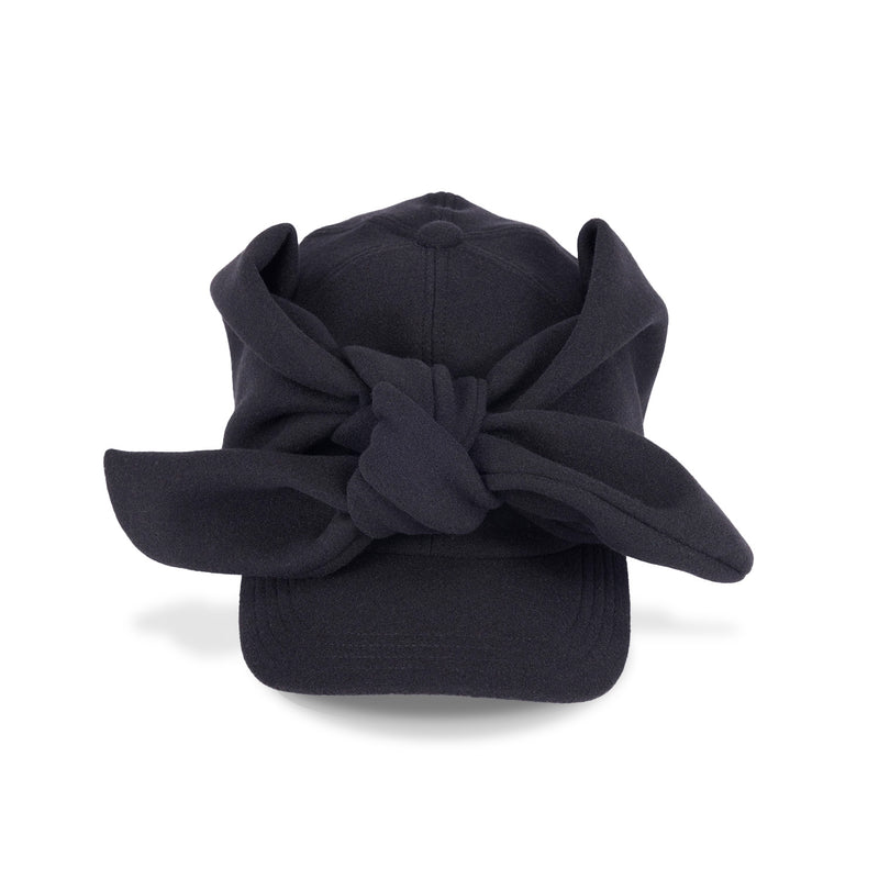 RABBIT CAP / WOOLLET / BLACK