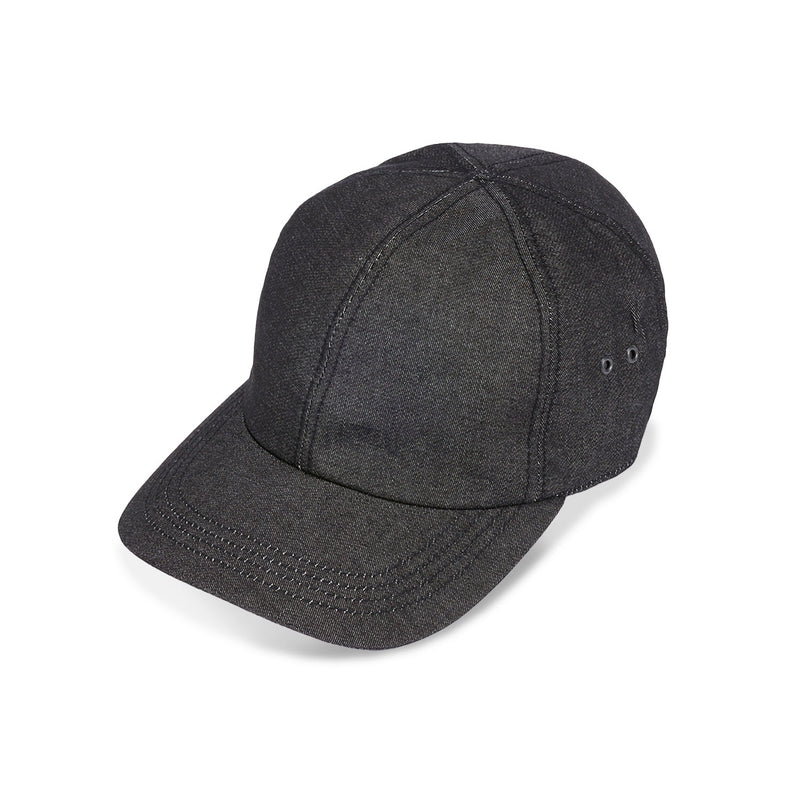 6 PANEL CAP / TC DENIM / BLACK