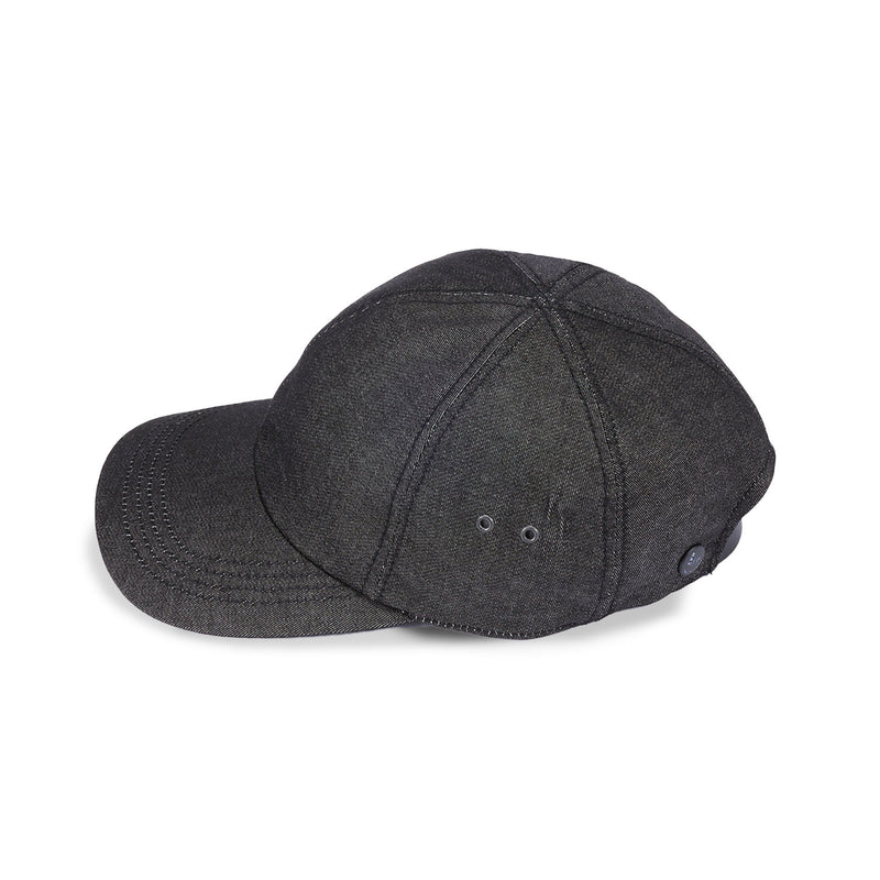 6 PANEL CAP / TC DENIM / BLACK