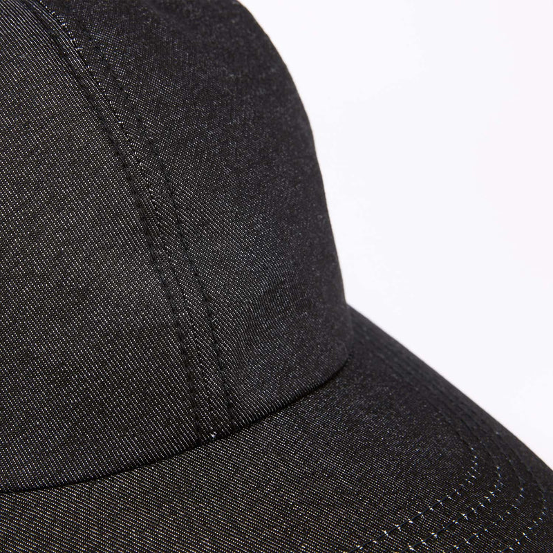 6 PANEL CAP / TC DENIM / BLACK