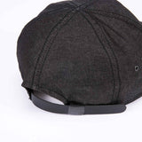 6 PANEL CAP / TC DENIM / BLACK