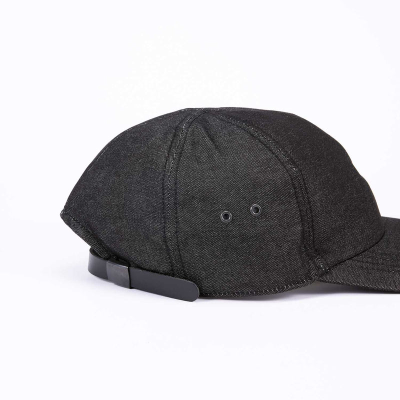 6 PANEL CAP / TC DENIM / BLACK