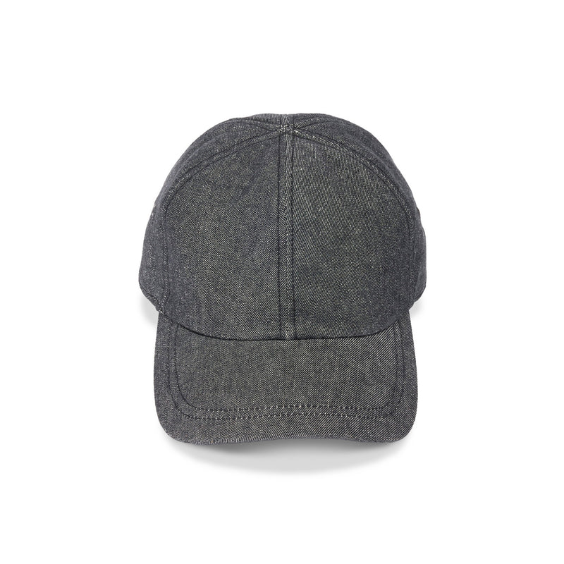6 PANEL CAP / COLOR DENIM / BLACK