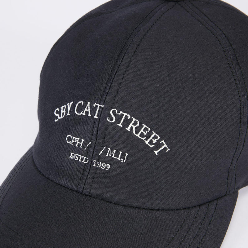 6 PANEL CAP / MOLESKIN / BLACK