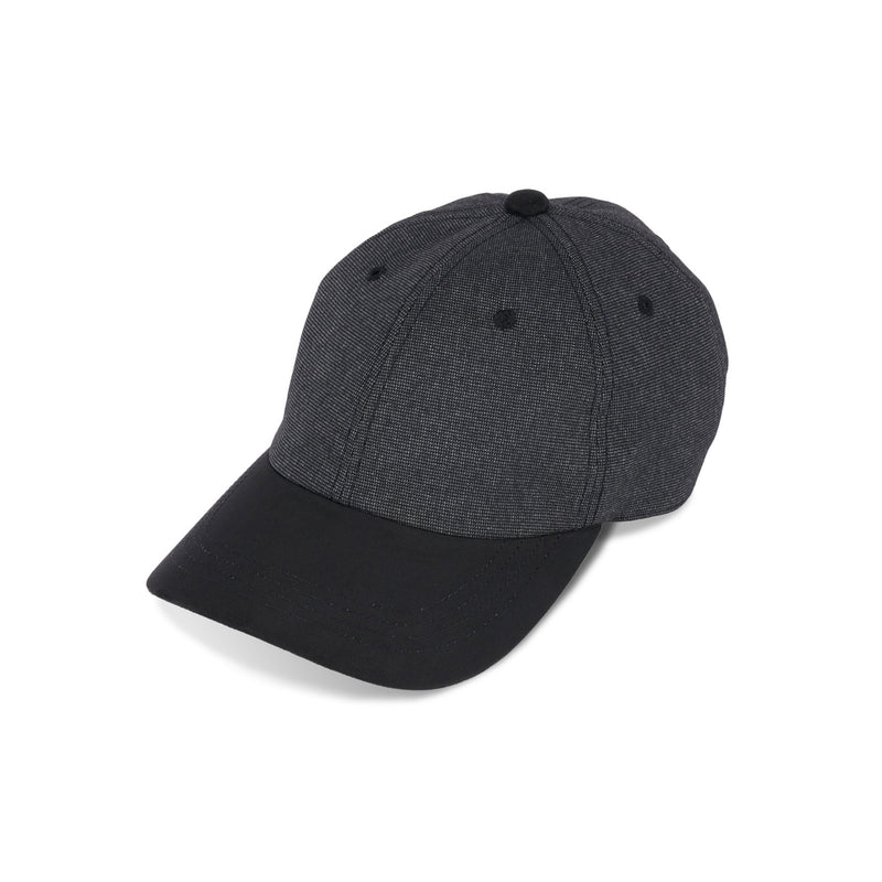 6 PANEL CAP / PINHEAD TWILL / BLACK