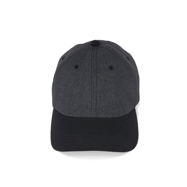 6 PANEL CAP / PINHEAD TWILL / BLACK