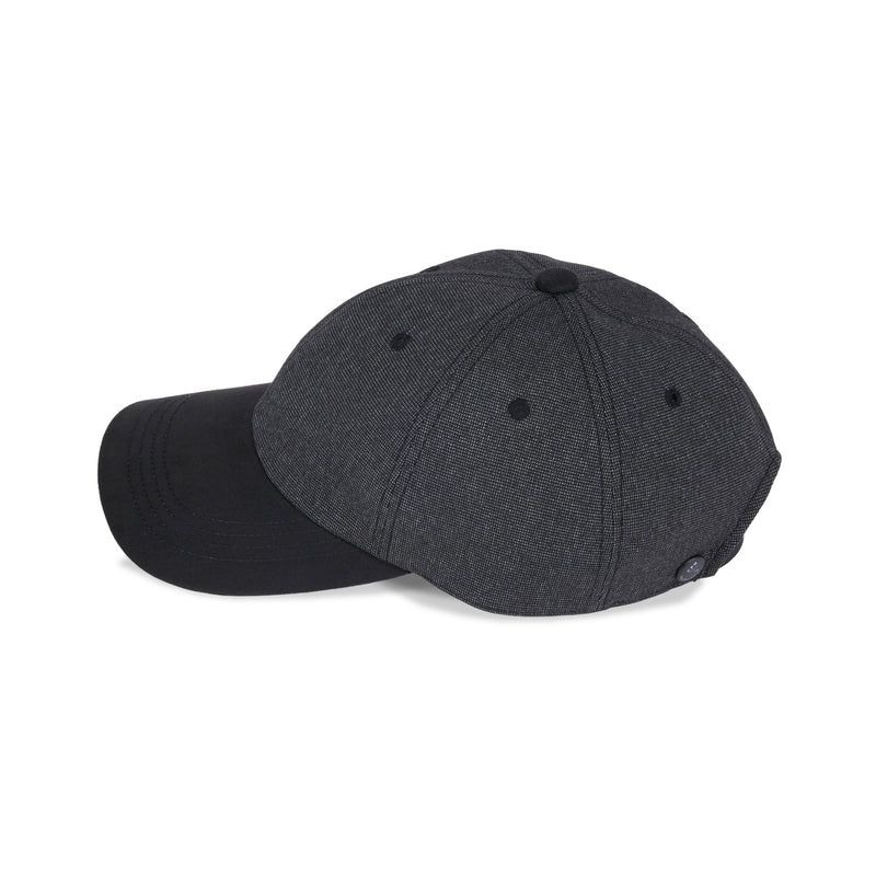 6 PANEL CAP / PINHEAD TWILL / BLACK