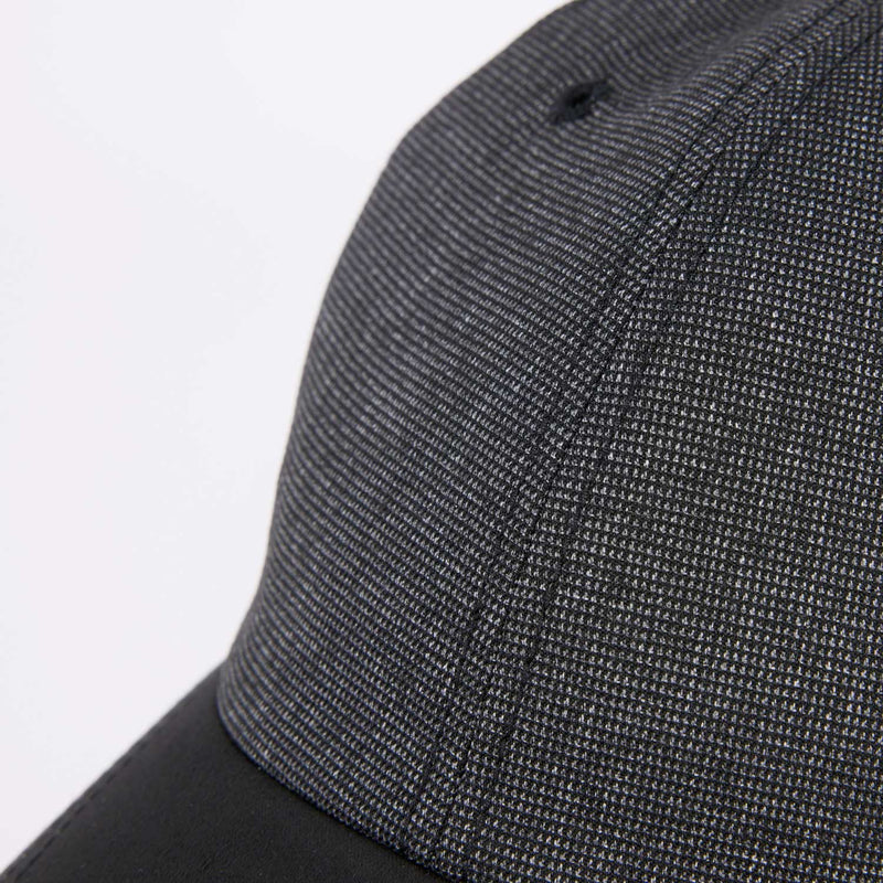 6 PANEL CAP / PINHEAD TWILL / BLACK