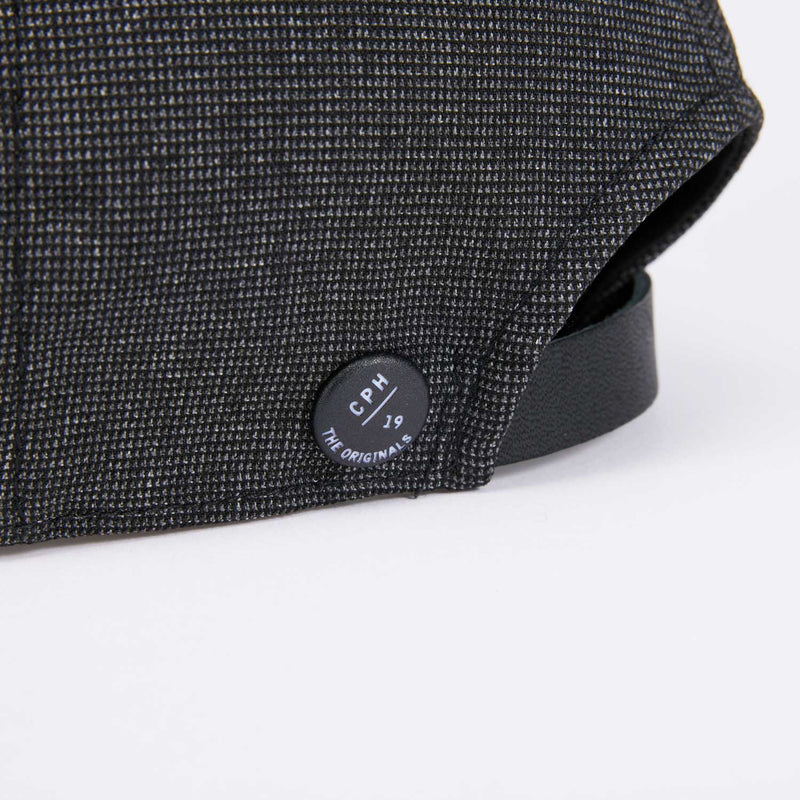 6 PANEL CAP / PINHEAD TWILL / BLACK