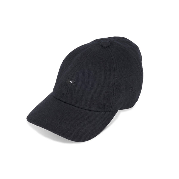 BAGGY CAP / ORGANIC FLANNEL / BLACK