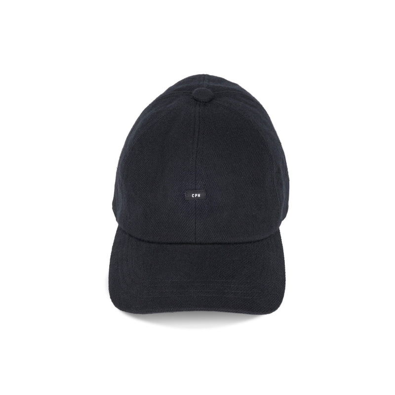 BAGGY CAP / ORGANIC FLANNEL / BLACK