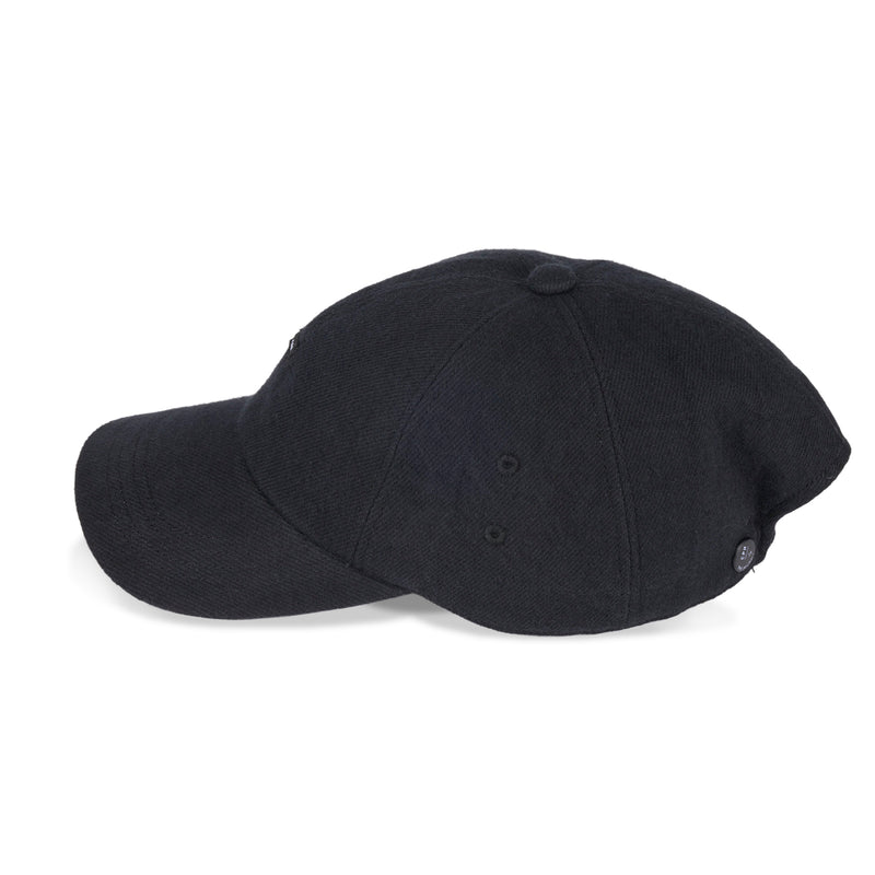 BAGGY CAP / ORGANIC FLANNEL / BLACK