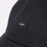 BAGGY CAP / ORGANIC FLANNEL / BLACK