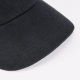 BAGGY CAP / ORGANIC FLANNEL / BLACK