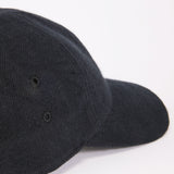 BAGGY CAP / ORGANIC FLANNEL / BLACK