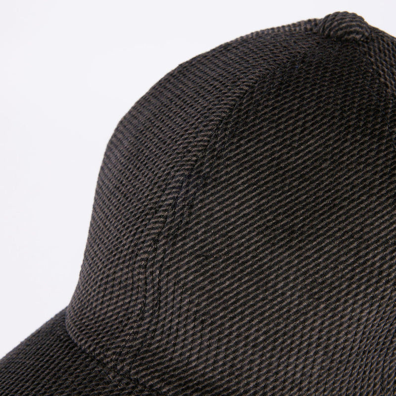 DEEP 6 PANEL CAP / PRINTED CODE / BLACK