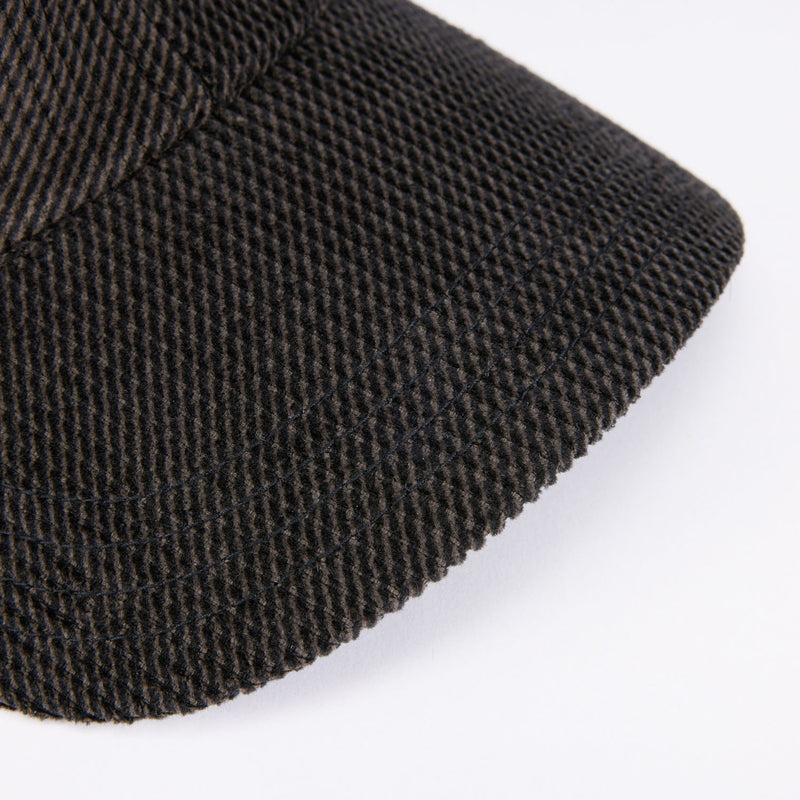 DEEP 6 PANEL CAP / PRINTED CODE / BLACK