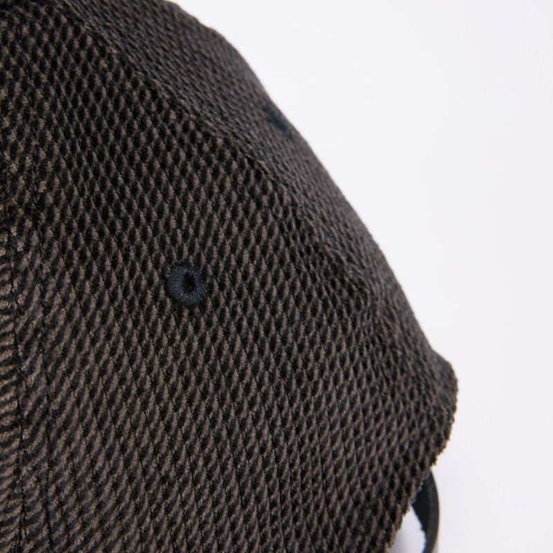 DEEP 6 PANEL CAP / PRINTED CODE / BLACK