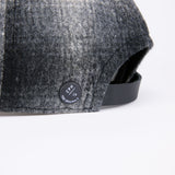 6 PANEL CAP / OMBRE CHECK / GRAY & BLACK