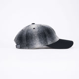 6 PANEL CAP / OMBRE CHECK / GRAY & BLACK