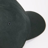 DEEP 6 PANEL CAP / SYNTHETIC SUEDE / BLACK