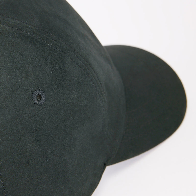 DEEP 6 PANEL CAP / SYNTHETIC SUEDE / BLACK