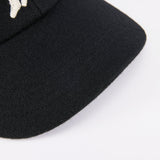 6 PANEL CAP / WOOL CPH EMB / BLACK