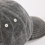 DEEP 6 PANEL CAP / PIGMENT / BLACK