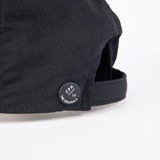 DEEP 6 PANEL CAP / NYLON RIP / BLACK