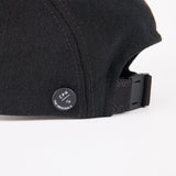 6 JET CAP / LINEN & POLY / BLACK
