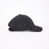 6 JET CAP / LINEN & POLY / BLACK