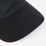 DEEP 6 PANEL CAP / DOT AIR / BLACK & BLACK