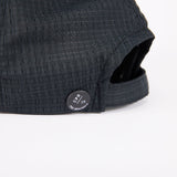 DEEP 6 PANEL CAP / DOT AIR / BLACK & BLACK