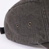 6 JET CAP / FADE DENIM / BLACK