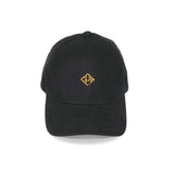 6 PANEL CAP / MONOGRAM LOGO / BLACK