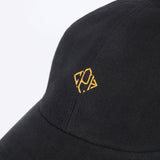 6 PANEL CAP / MONOGRAM LOGO / BLACK