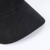 6 PANEL CAP / MONOGRAM LOGO / BLACK