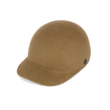 FELT CAP / BLOCKED WOOL / BEIGE