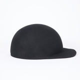 FELT CAP / BLOCKED WOOL / BLACK