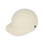 FELT CAP / BLOCKED WOOL / WHITE