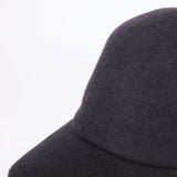BASQUE CAP / FULLED WOOL / BLACK