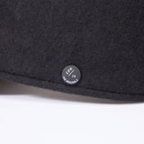 BASQUE CAP / FULLED WOOL / BLACK