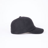 BASQUE CAP / FULLED WOOL / BLACK