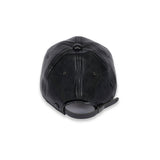 DEEP 6 PANEL CAP / SYNTHETIC LEATHER / BLACK