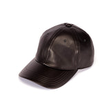 DEEP 6 PANEL CAP / SYNTHETIC LEATHER / BROWN