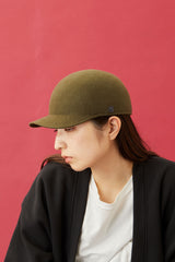 CAP / WOOL FELT / MOSS