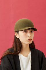 CAP / WOOL FELT / MOSS