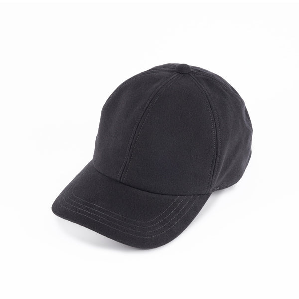 6 PANEL CAP / BLUSHED MOLE SKIN / BLACK