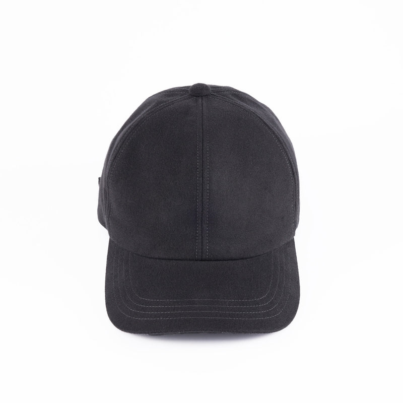 6 PANEL CAP / BLUSHED MOLE SKIN / BLACK